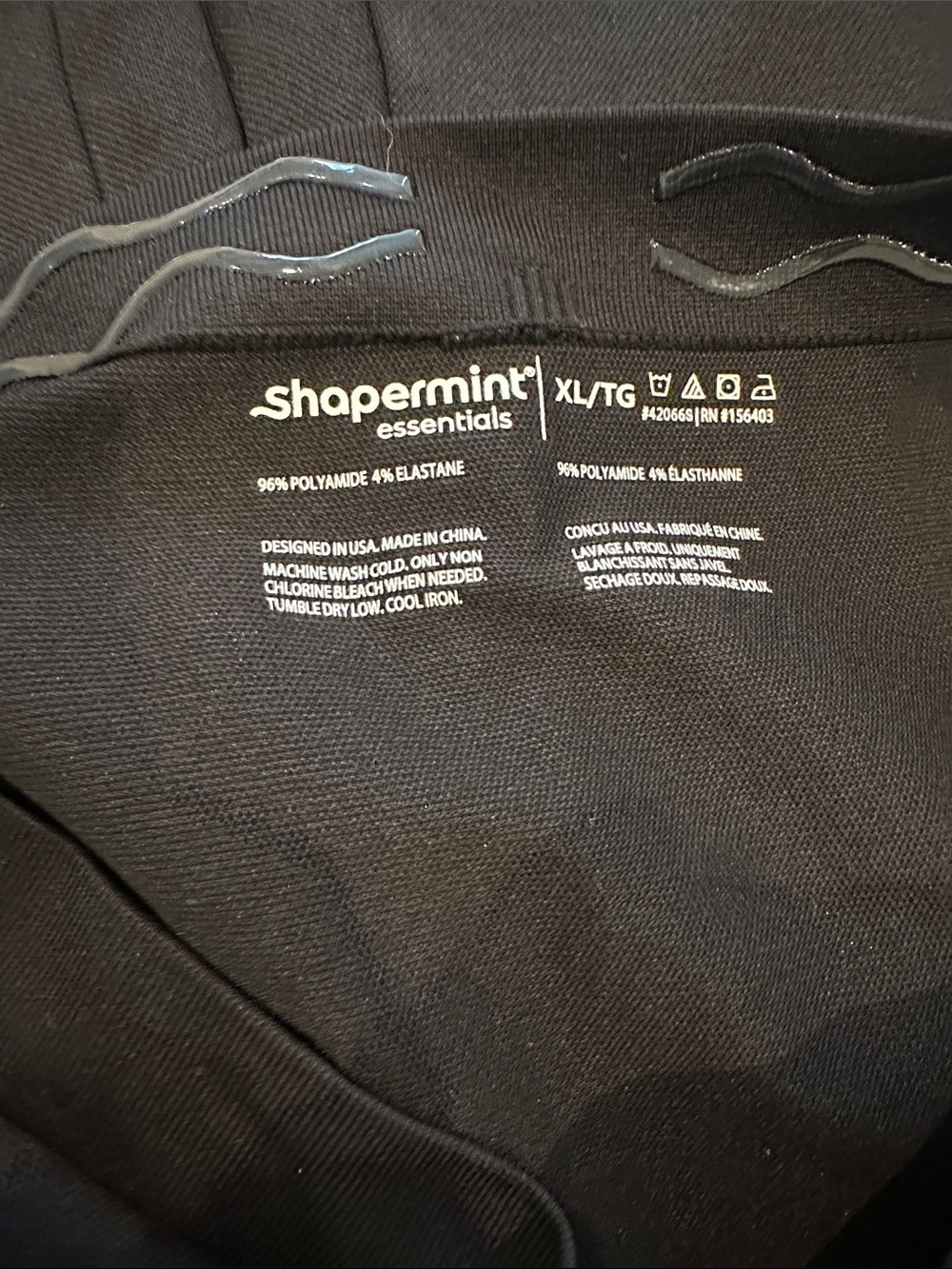 Shapermint Black Mid-Thigh Shaping Shorts XL - Picture 5 of 5